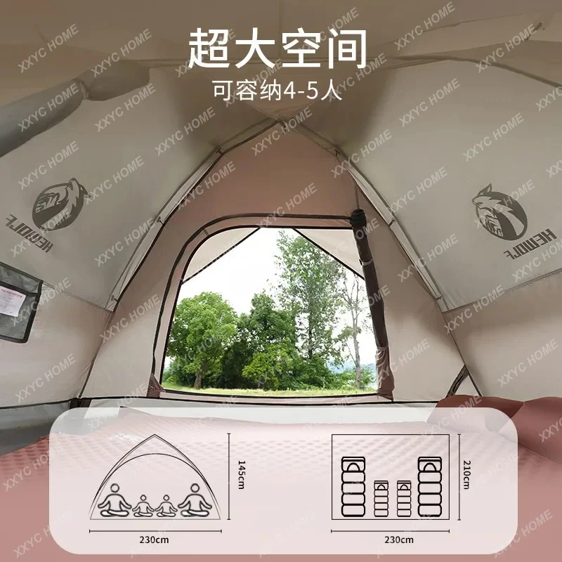Портативный складной тент NNOutdoor для 3-4 человек, защита от дождя и солнца, снаряжение для кемпинга на ночь, утолщенный навес
Портативный складной тент NNOutdoor для 3-4 человек, защита от дождя и солнца, снаряжение для кемпинга на ночь, утолщенный навес