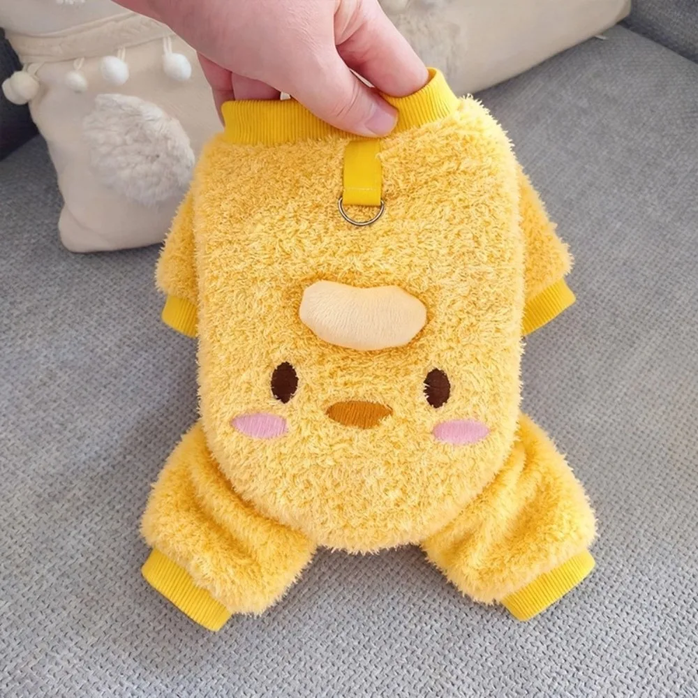 Pet Overalls Warm Dog Jumpsuit Cozy Cartoon Cat Thermal Clothing with Traction Ring Soft Fleece Dog Cotton Jacket Outdoor
Pet Overalls Warm Dog Jumpsuit Cozy Cartoon Cat Thermal Clothing with Traction Ring Soft Fleece Dog Cotton Jacket Outdoor