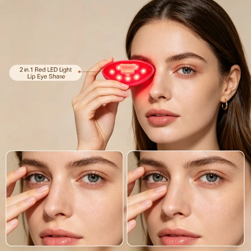 Lip Plumping Device with Heating and 4 Heating Modes, 2 in 1 Red LED Light Lip Eye Care Tool for Anti Aging Wrinkle Removal
Lip Plumping Device with Heating and 4 Heating Modes, 2 in 1 Red LED Light Lip Eye Care Tool for Anti Aging Wrinkle Removal