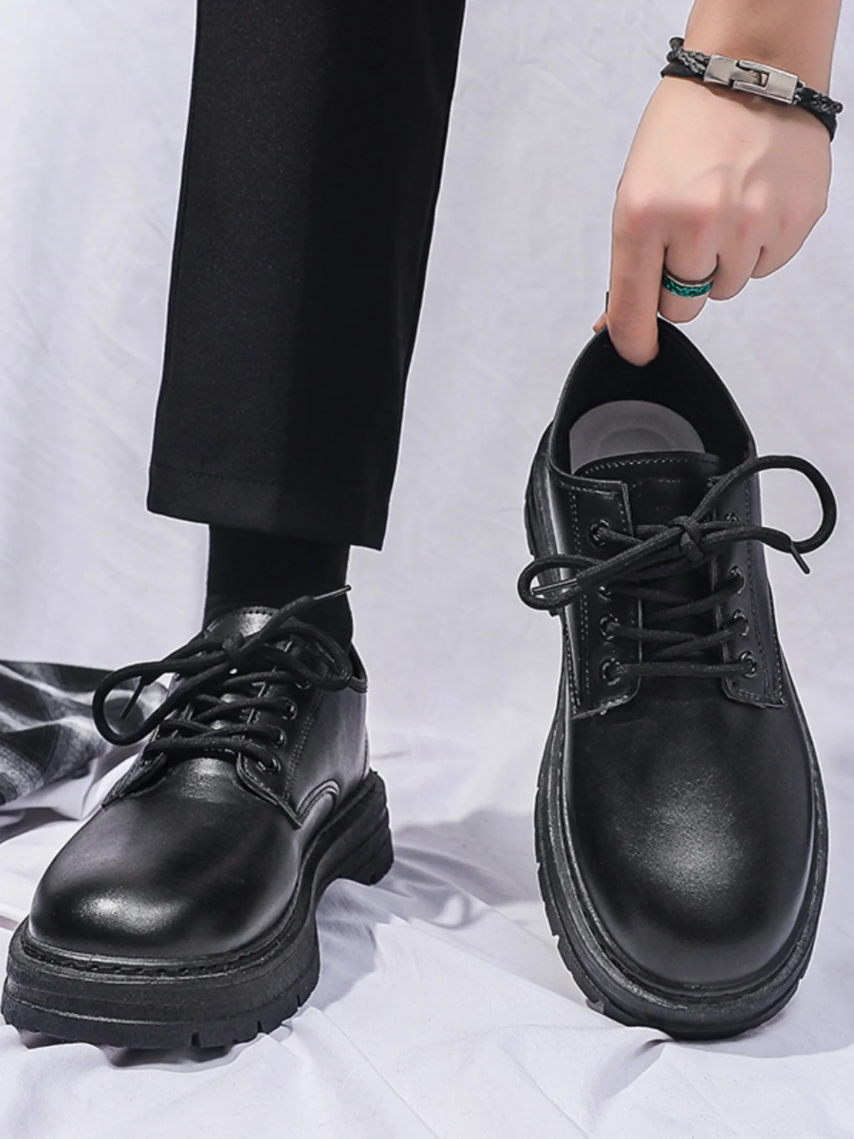 Men's Suit oes Casual Leather Waterproof Soft Bot Spring Autumn Busin Formal Bla Large Head Heightening oes
Men's Suit oes Casual Leather Waterproof Soft Bot Spring Autumn Busin Formal Bla Large Head Heightening oes