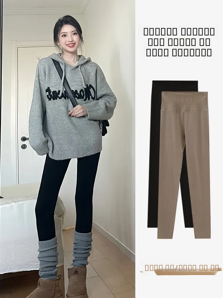 Женские леггинсы Thiened Fce с высокой талией, облегающие, теплые, для осени и зимы, повседневные, длинные брюки
Женские леггинсы Thiened Fce с высокой талией, облегающие, теплые, для осени и зимы, повседневные, длинные брюки