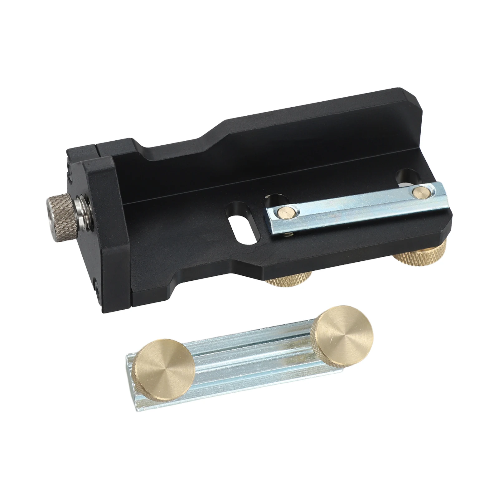 Drill Guide for Aluminum Profiles with Adjustable Stop and Slide in Design for Positioning Workpieces and Accurate Hole Punching
Drill Guide for Aluminum Profiles with Adjustable Stop and Slide in Design for Positioning Workpieces and Accurate Hole Punching