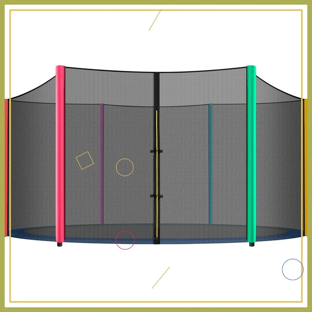 10-16ft Premium Round Trampoline Net Replacement, UV-Resistant, Weather-Resistant, Breathable, Durable
10-16ft Premium Round Trampoline Net Replacement, UV-Resistant, Weather-Resistant, Breathable, Durable