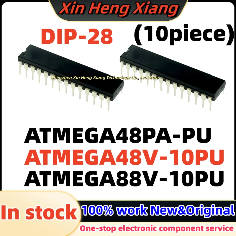 (10pcs) ATMEGA48V 10PU ATMEGA48PA PU ATMEGA88V 10PU ATMEGA48V-10PU ATMEGA48PA-PU ATMEGA88V-10PU DIP-28
(10pcs) ATMEGA48V 10PU ATMEGA48PA PU ATMEGA88V 10PU ATMEGA48V-10PU ATMEGA48PA-PU ATMEGA88V-10PU DIP-28