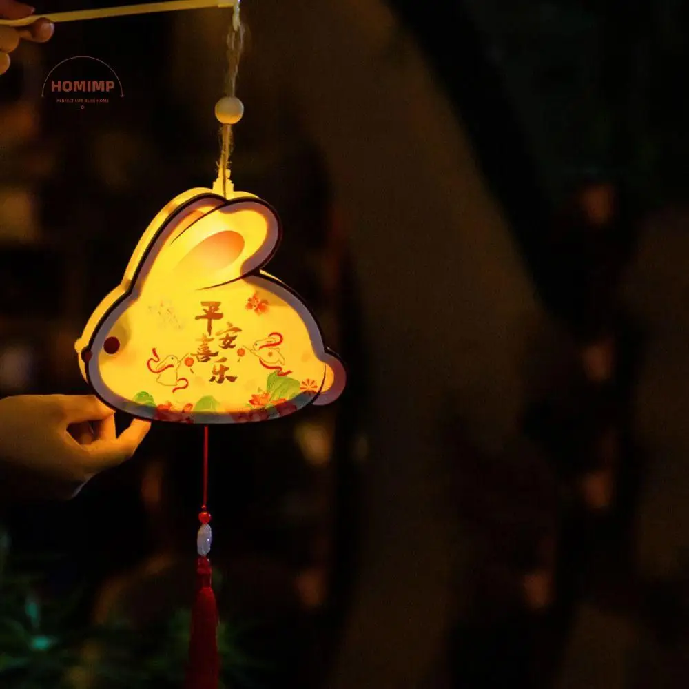 Rabbit Mid-Autumn Wooden Lantern DIY Chinese Style Portable Flower Lantern Glowing Lanterns Handmade Luminous Toys Girl
Rabbit Mid-Autumn Wooden Lantern DIY Chinese Style Portable Flower Lantern Glowing Lanterns Handmade Luminous Toys Girl