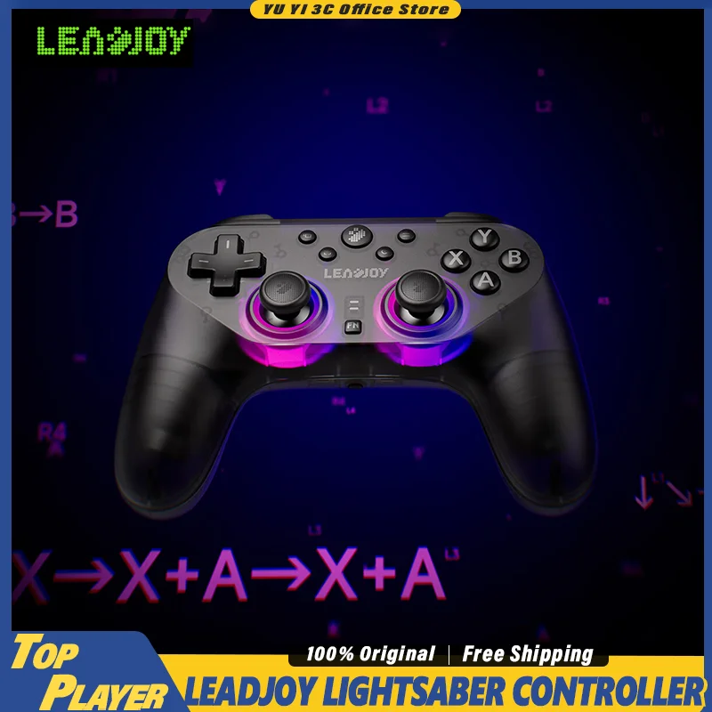 Lenjoy Lightsaber Plus Wireless Game Controller Symmetrical Elite Controller Ai Curve RC Filter 2.0 For Pc Mobile Steam FPS APEX
Lenjoy Lightsaber Plus Wireless Game Controller Symmetrical Elite Controller Ai Curve RC Filter 2.0 For Pc Mobile Steam FPS APEX