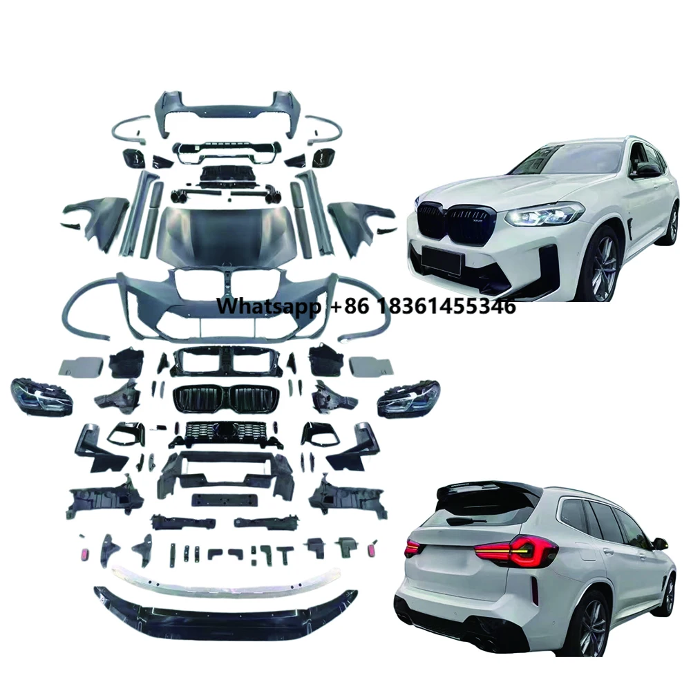 For X3 F25 Upgrade to 2023 X3M F97 LCI Facelift Body Kit PP Material
For X3 F25 Upgrade to 2023 X3M F97 LCI Facelift Body Kit PP Material