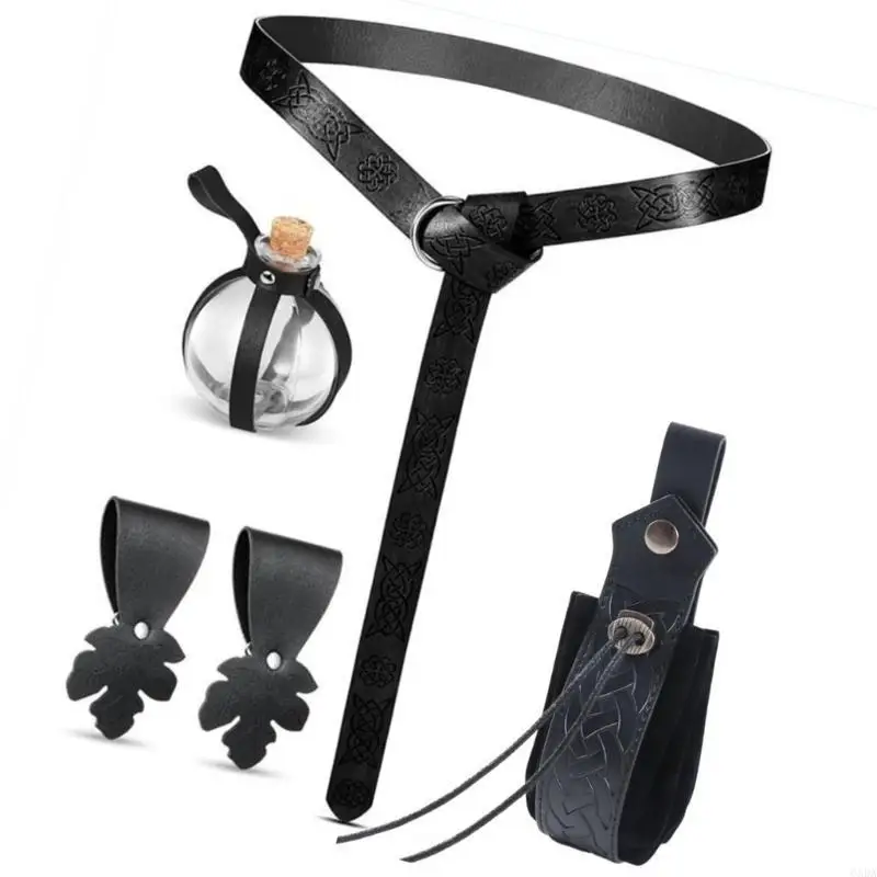 Vintage Embossed Belt with Coin Pocket Medieval Theme Event Dressingup Waistbelt with Skirt Hikes Cosplay Party Supply 6XDA
Vintage Embossed Belt with Coin Pocket Medieval Theme Event Dressingup Waistbelt with Skirt Hikes Cosplay Party Supply 6XDA