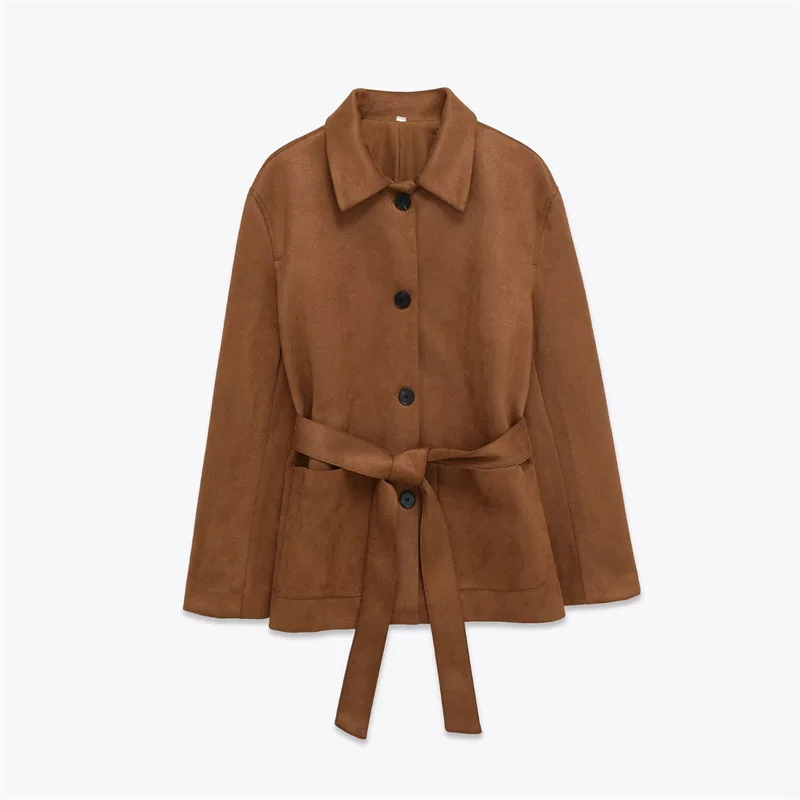 Women's Fashion Waist Tie Loose Drop Shoulder Elegant Versatile Cardigan Jacket
Women's Fashion Waist Tie Loose Drop Shoulder Elegant Versatile Cardigan Jacket