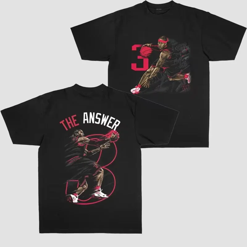 Retro Iverson Digital Direct Printing American Heavy Cotton Short Sleeve High-end Luxury Unisex Top Y2k
Retro Iverson Digital Direct Printing American Heavy Cotton Short Sleeve High-end Luxury Unisex Top Y2k