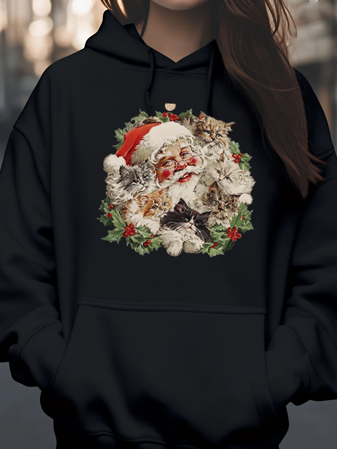 Толстовка с рождественским принтом «Дедза и кошки», праздничный подарок для женщин и мужчин
Толстовка с рождественским принтом «Дедза и кошки», праздничный подарок для женщин и мужчин