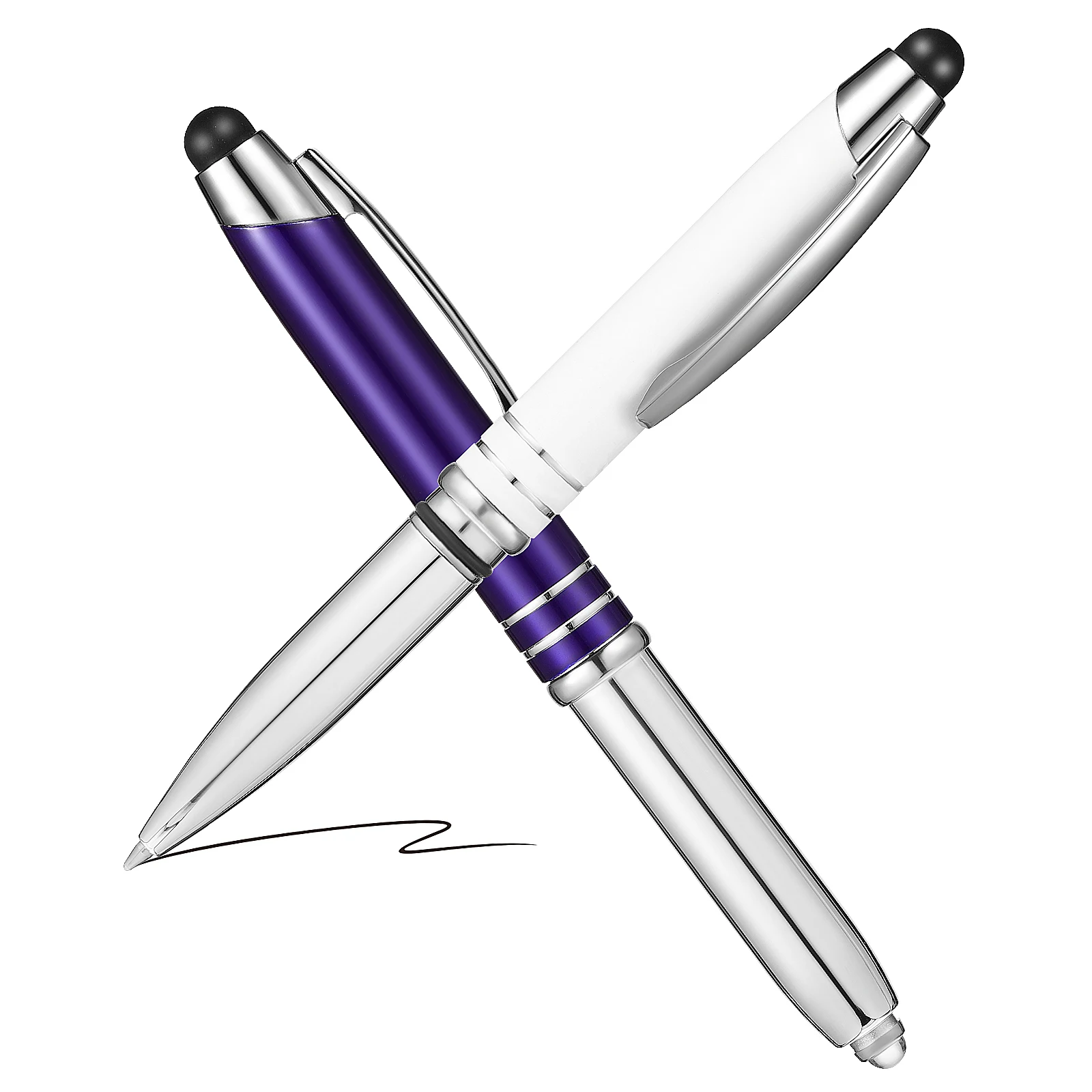 2pcs Touch Ballpoint Pen Stylus Metal Lighted Blue White Writing Office Study Capacitive Screen Pens
2pcs Touch Ballpoint Pen Stylus Metal Lighted Blue White Writing Office Study Capacitive Screen Pens