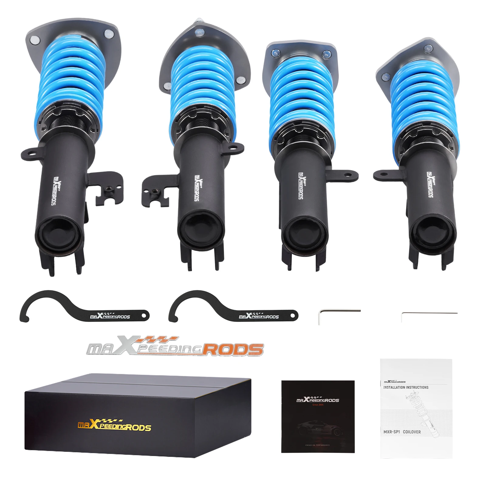 Комплект койловерной подвески MaXpeedingrods T6 с 24-позиционной регулировкой демпфера для Toyota Camry 02-06
Комплект койловерной подвески MaXpeedingrods T6 с 24-позиционной регулировкой демпфера для Toyota Camry 02-06