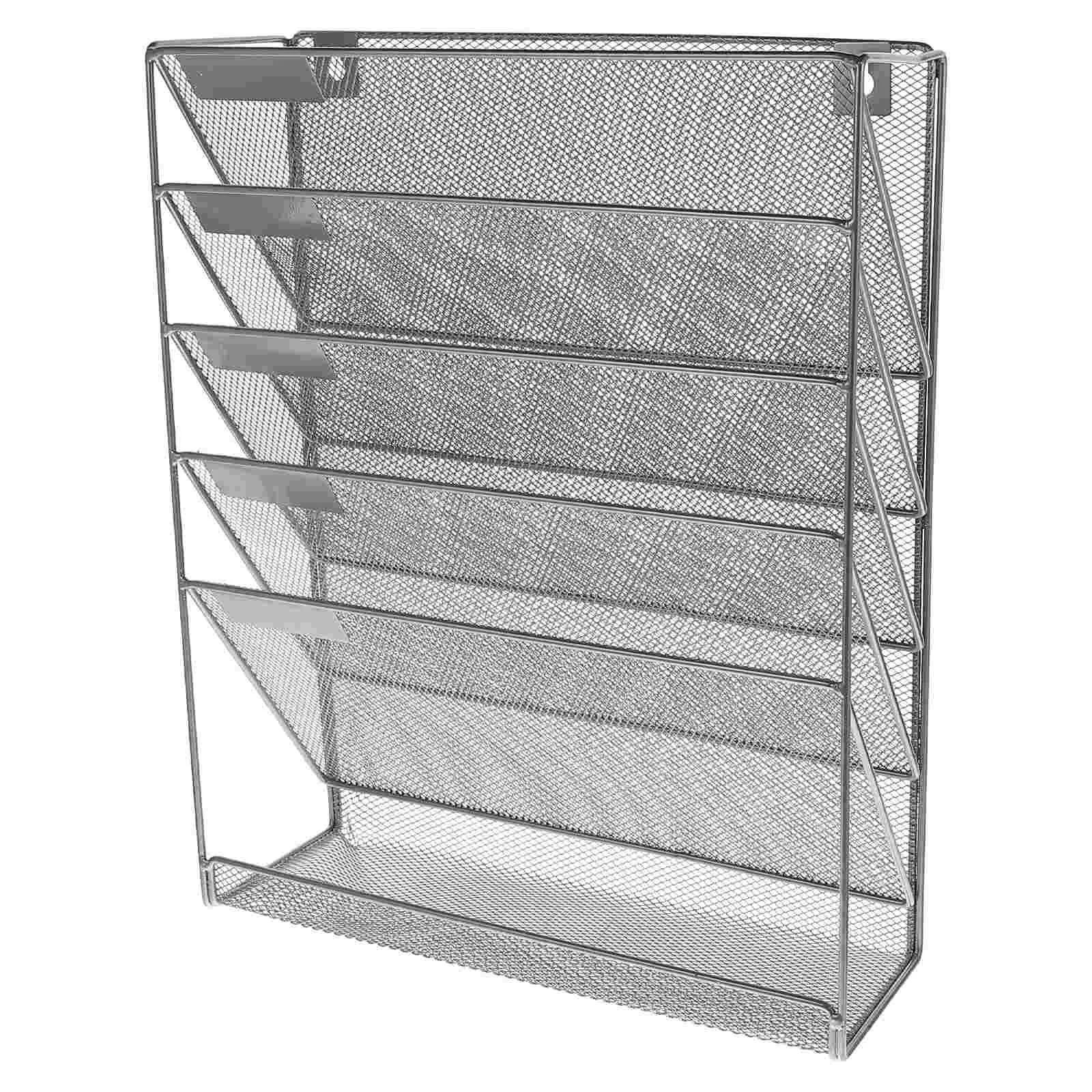 Storage Rack Office File Iron Wall Shelf Document Organizer Holder Desktop Stand
Storage Rack Office File Iron Wall Shelf Document Organizer Holder Desktop Stand