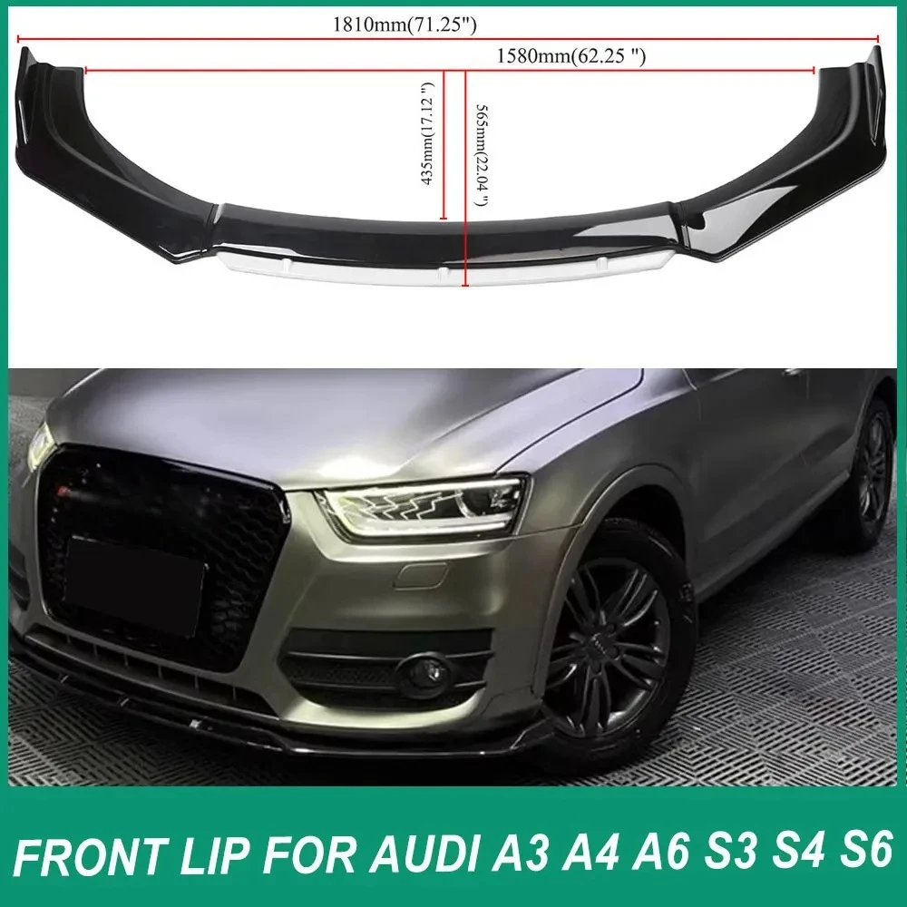Car Front Bumper Iip Chin Spoiler Diffuser Splitter Body Kit For Audi All Series A4 A3 S3 S4 A6 S6 Q3 B6 B7 B8 Automotive Parts
Car Front Bumper Iip Chin Spoiler Diffuser Splitter Body Kit For Audi All Series A4 A3 S3 S4 A6 S6 Q3 B6 B7 B8 Automotive Parts