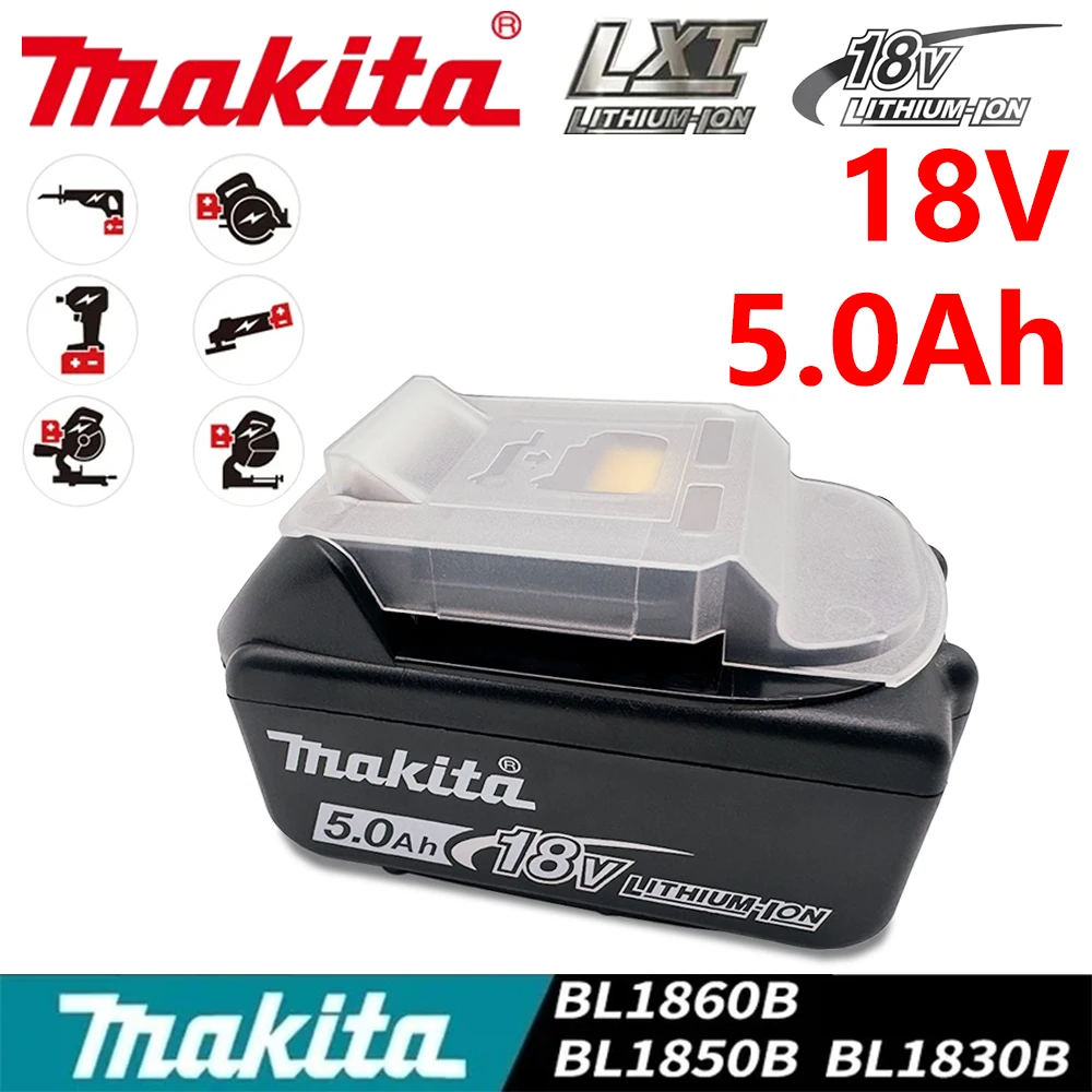 Литий-ионный аккумулятор Makita 18 в, 5000 мАч, для замены электроинструмента 18 в BL1830B BL1850B BL1850 BL1840 BL1860, аккумуляторные батареи
Литий-ионный аккумулятор Makita 18 в, 5000 мАч, для замены электроинструмента 18 в BL1830B BL1850B BL1850 BL1840 BL1860, аккумуляторные батареи