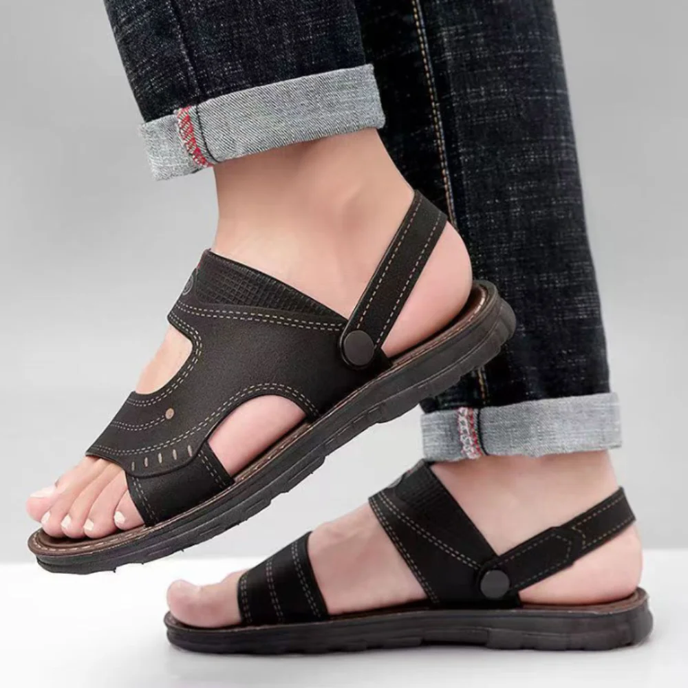 All Match Open Toe Slides Sandals Men Anti Slip Thick Soled Ankle Buckles Slippers Shoes Beachwear Male Platform Slippers Beach
All Match Open Toe Slides Sandals Men Anti Slip Thick Soled Ankle Buckles Slippers Shoes Beachwear Male Platform Slippers Beach
