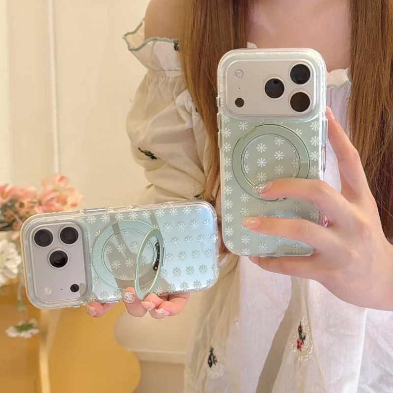 Fashion Cute Little Flower Painting Phone Case For iPhone 17 Pro 16 15 14 Pro Max Cover with Holder Lovely Cases For Apple 16 Pr
Fashion Cute Little Flower Painting Phone Case For iPhone 17 Pro 16 15 14 Pro Max Cover with Holder Lovely Cases For Apple 16 Pr
