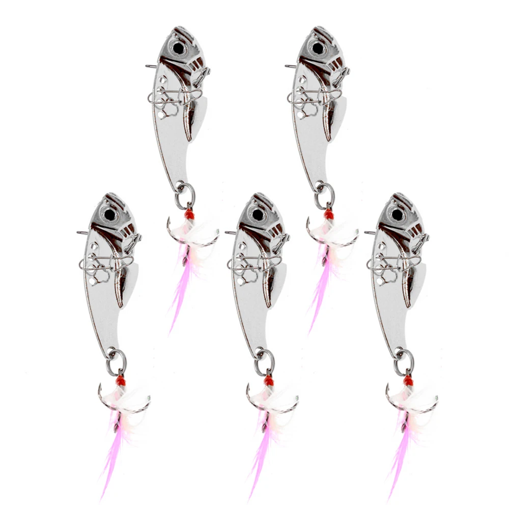 5PCS Fish-shaped Lure Bait Gold Silver Lifelike Baits Reusable Long-term Fishing Tools Carp Bass Silver Carp Simulation
5PCS Fish-shaped Lure Bait Gold Silver Lifelike Baits Reusable Long-term Fishing Tools Carp Bass Silver Carp Simulation
