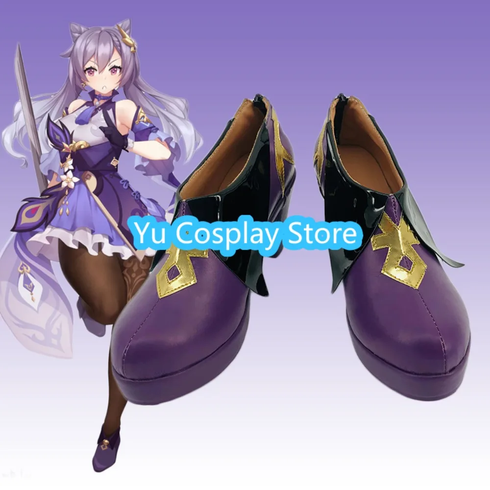 Yu Косплей Магазин Genshin Impact Keqing Обувь для косплея Аниме Обувь для косплея Сапоги Костюмы на Хэллоуин Реквизит 
Yu Косплей Магазин Genshin Impact Keqing Обувь для косплея Аниме Обувь для косплея Сапоги Костюмы на Хэллоуин Реквизит