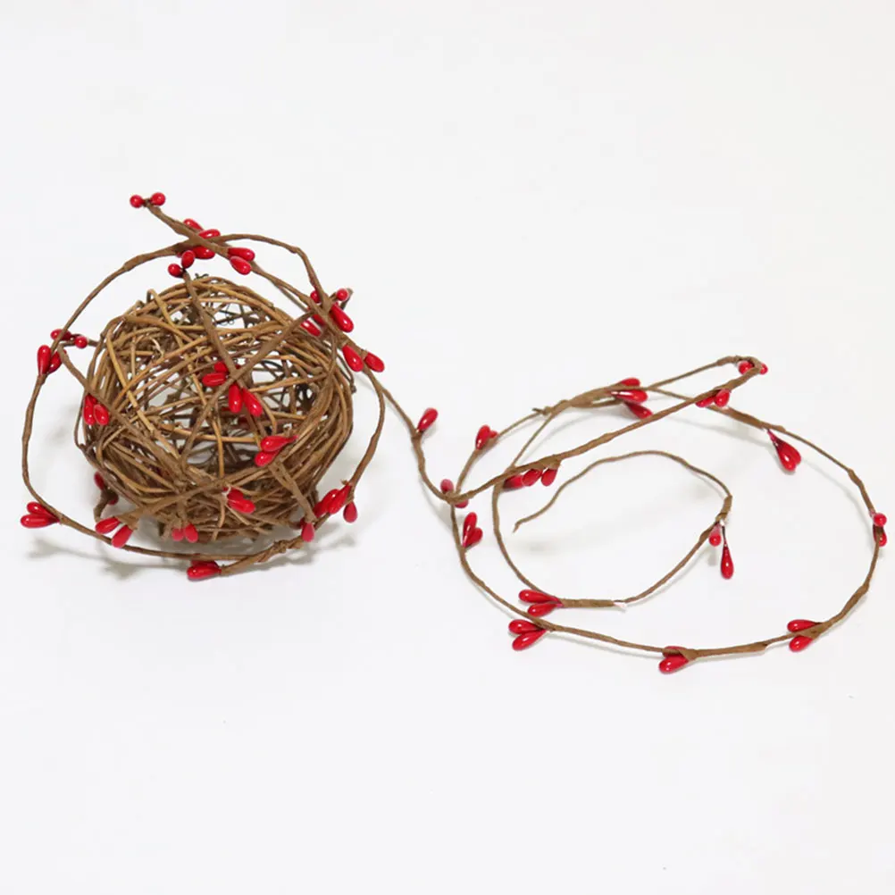 Red Berries for Christmas Tree Wreath Decoration Ornaments Fake Berry Rattan Decorations
Red Berries for Christmas Tree Wreath Decoration Ornaments Fake Berry Rattan Decorations