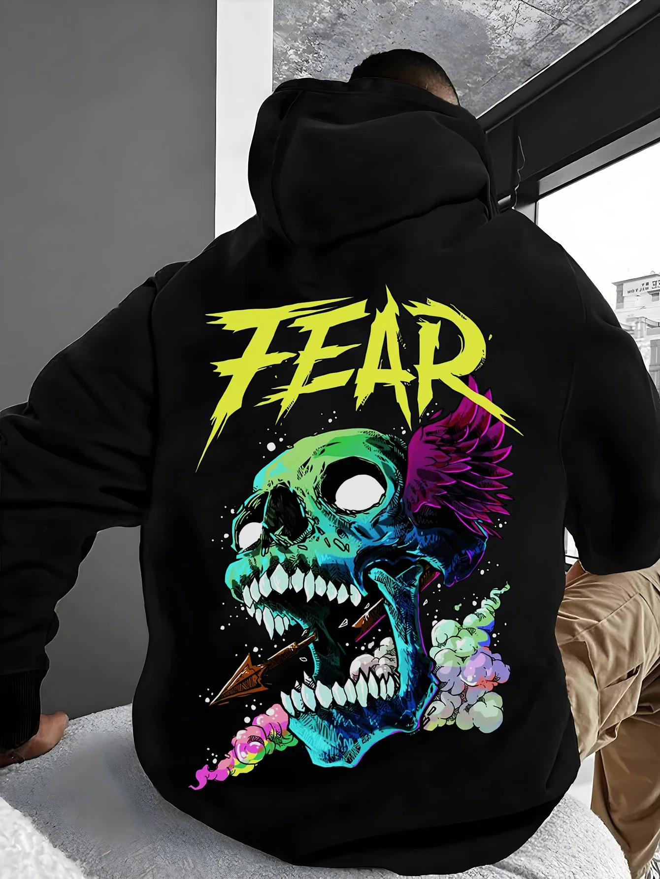 Horror Elements Skull, Graphic Printing Autumn and Winter Men's and Women's Hoodies Casual Loose Outdoor Street Sports Training
Horror Elements Skull, Graphic Printing Autumn and Winter Men's and Women's Hoodies Casual Loose Outdoor Street Sports Training