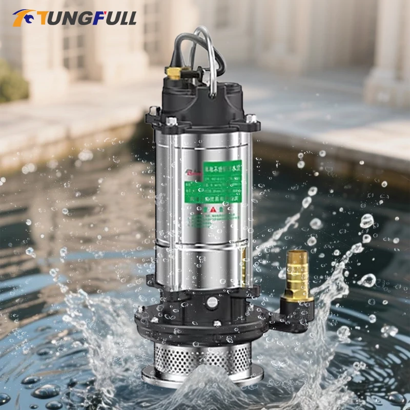 220V Stainless Steel Submersible Sewage Pump Suitable for Family Farm High Lift Large Flow Water Pump Drainage Irrigation Flood
220V Stainless Steel Submersible Sewage Pump Suitable for Family Farm High Lift Large Flow Water Pump Drainage Irrigation Flood