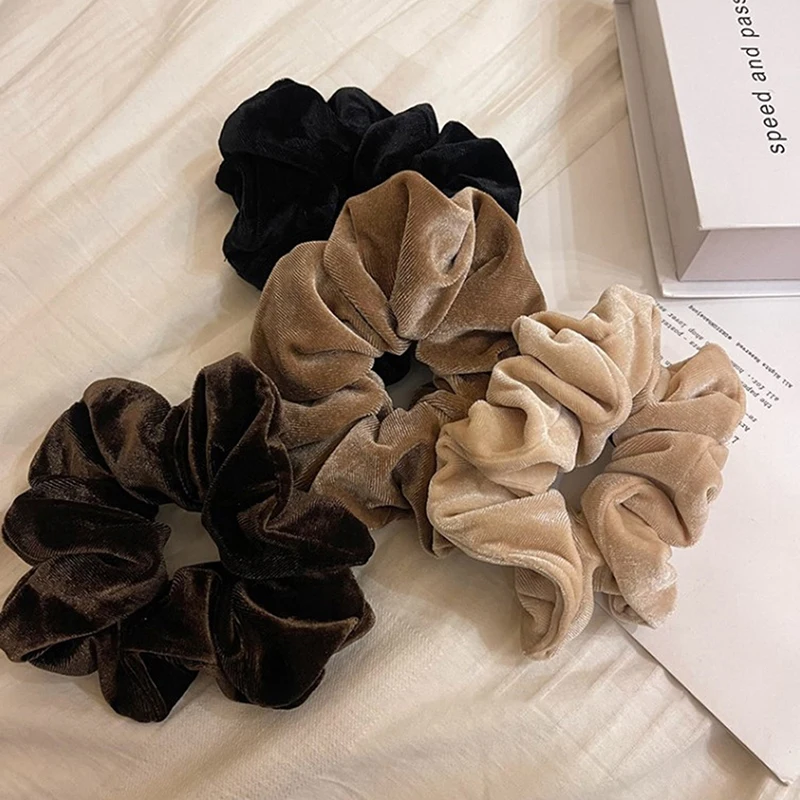Women Hair Tie Soft Headwear Large Elastic Rubber Hair Rope Vintage Velvet Scrunchie Girl Ponytail Holder Hair Accessories
Women Hair Tie Soft Headwear Large Elastic Rubber Hair Rope Vintage Velvet Scrunchie Girl Ponytail Holder Hair Accessories