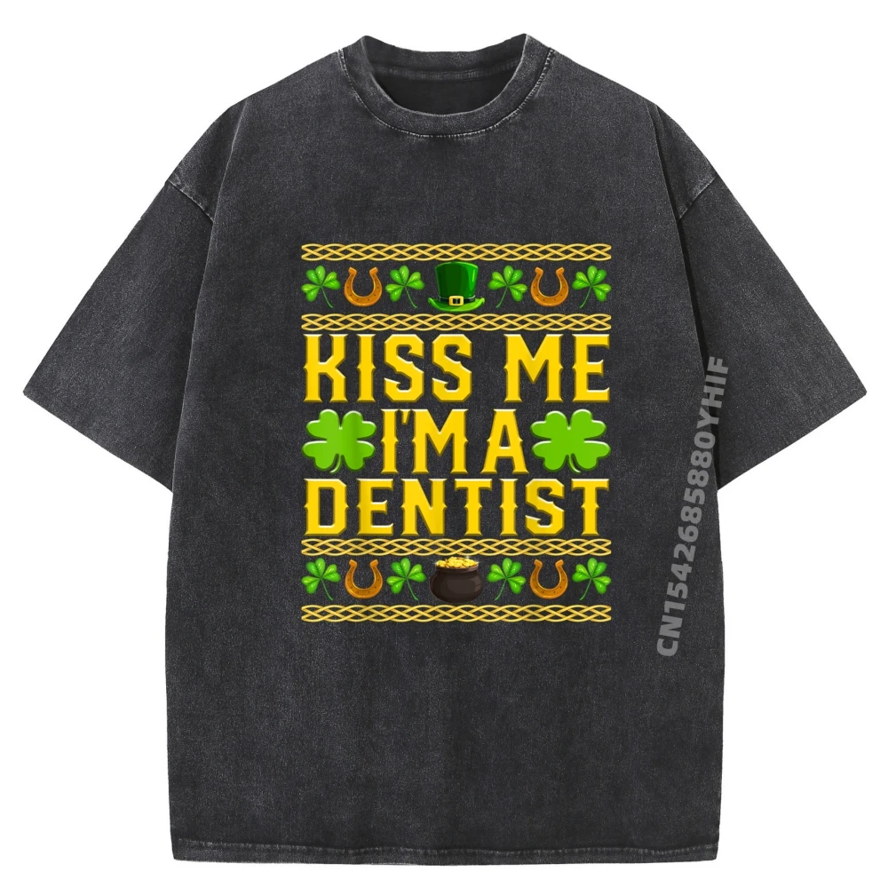 Kiss Me Im A Dentist Casual Tshirts Boyfriend Comfortable Graphic Tees Printed Tee-Shirts Retro Washed Shirt Loose Streetwear
Kiss Me Im A Dentist Casual Tshirts Boyfriend Comfortable Graphic Tees Printed Tee-Shirts Retro Washed Shirt Loose Streetwear