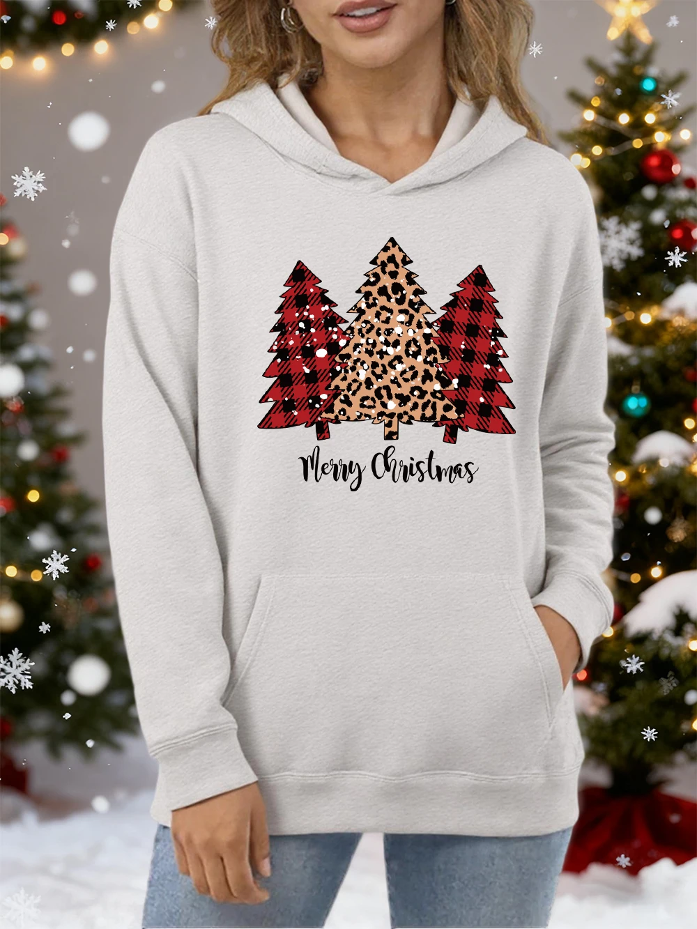 С Рождеством леопардовый клетчатый дизайн с изображением деревьев, женская свободная уличная одежда, осенняя спортивная одежда с карманами, повседневные хлопковые толстовки унисекс
С Рождеством леопардовый клетчатый дизайн с изображением деревьев, женская свободная уличная одежда, осенняя спортивная одежда с карманами, повседневные хлопковые толстовки унисекс