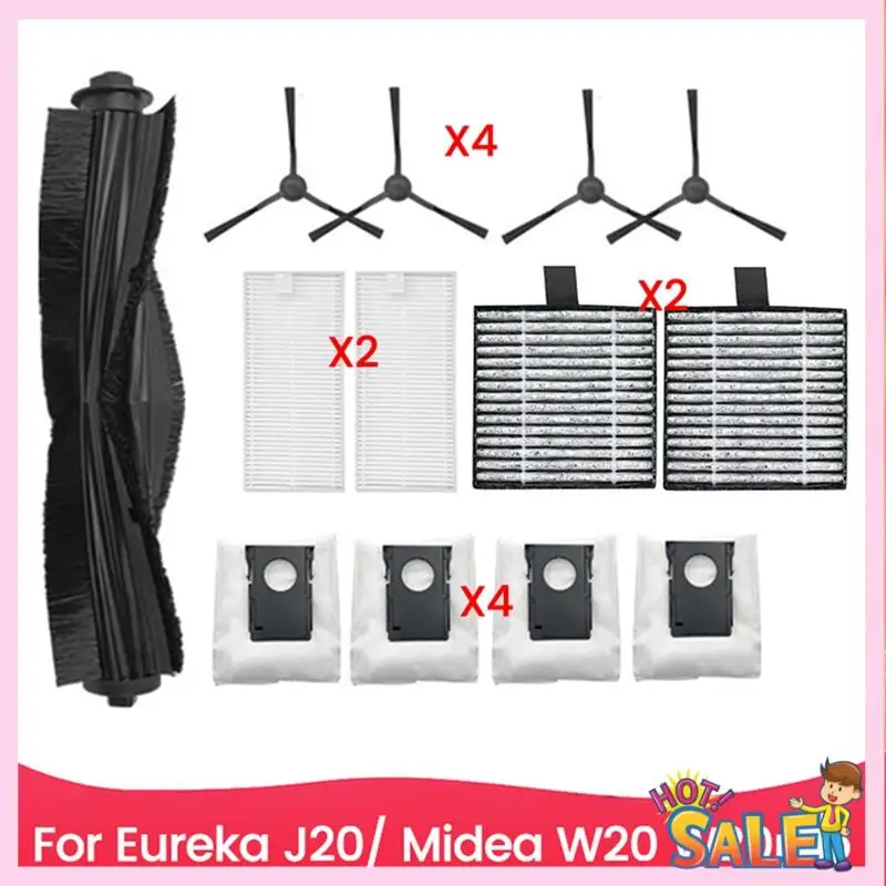 A88X для Eureka J20 Midea W20 W20pro электрический робот-подметальная машина, запасные части, основная боковая щетка, фильтр Hepa, мешок для пыли
A88X для Eureka J20 Midea W20 W20pro электрический робот-подметальная машина, запасные части, основная боковая щетка, фильтр Hepa, мешок для пыли
