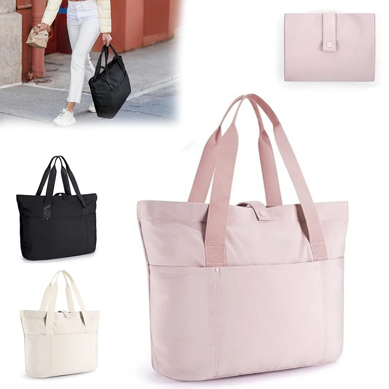 Women's Foldable Handbag Large Capacity Waterproof Fabric Shoulder Bag Portable Fitness Carrying Bag Travel Bag
Women's Foldable Handbag Large Capacity Waterproof Fabric Shoulder Bag Portable Fitness Carrying Bag Travel Bag