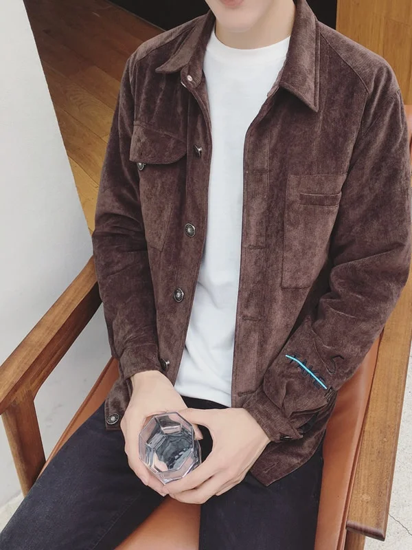 Sli Men's Baseball Jaet Autumn Faionable Versatile Outerwear Long Sve Polyester Fiber Youth Trendy Coat
Sli Men's Baseball Jaet Autumn Faionable Versatile Outerwear Long Sve Polyester Fiber Youth Trendy Coat