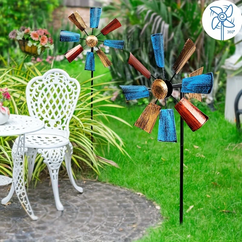 Windmill Garden Decorative Stake, Colorful Iron Windmill, Courtyard Artwork, Used for Terrace and Lawn Decoration
Windmill Garden Decorative Stake, Colorful Iron Windmill, Courtyard Artwork, Used for Terrace and Lawn Decoration