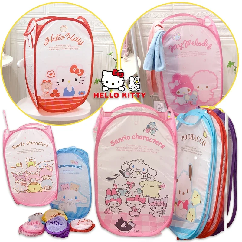 Sanrio Hello Kitty Folding Dirty Clothes Basket Mesh Storage Basket Sundries Organizer Toys Basket Laundry Household Clothes Bag
Sanrio Hello Kitty Folding Dirty Clothes Basket Mesh Storage Basket Sundries Organizer Toys Basket Laundry Household Clothes Bag