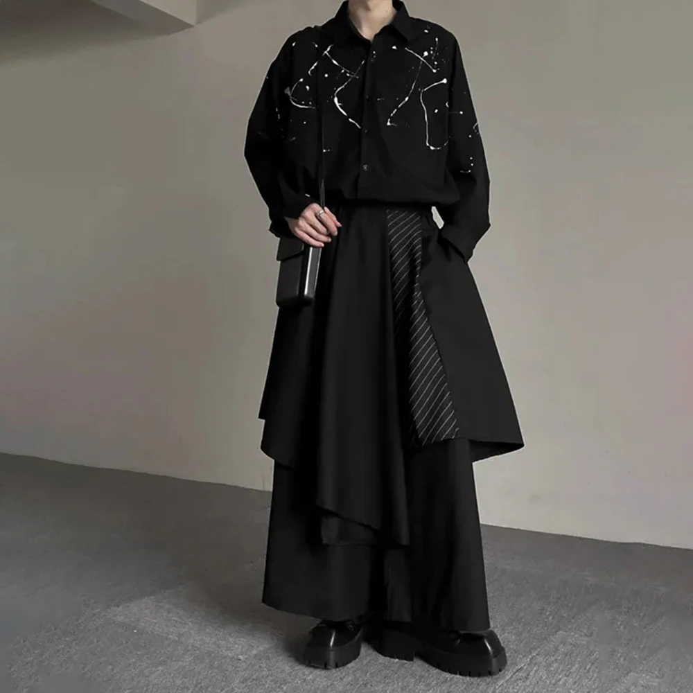 Летние мужские брюки-юбка унисекс XS-5XL, двухслойные, в американском ретро-стиле, модные, трендовые, свободные, повседневные, для мужчин
Летние мужские брюки-юбка унисекс XS-5XL, двухслойные, в американском ретро-стиле, модные, трендовые, свободные, повседневные, для мужчин