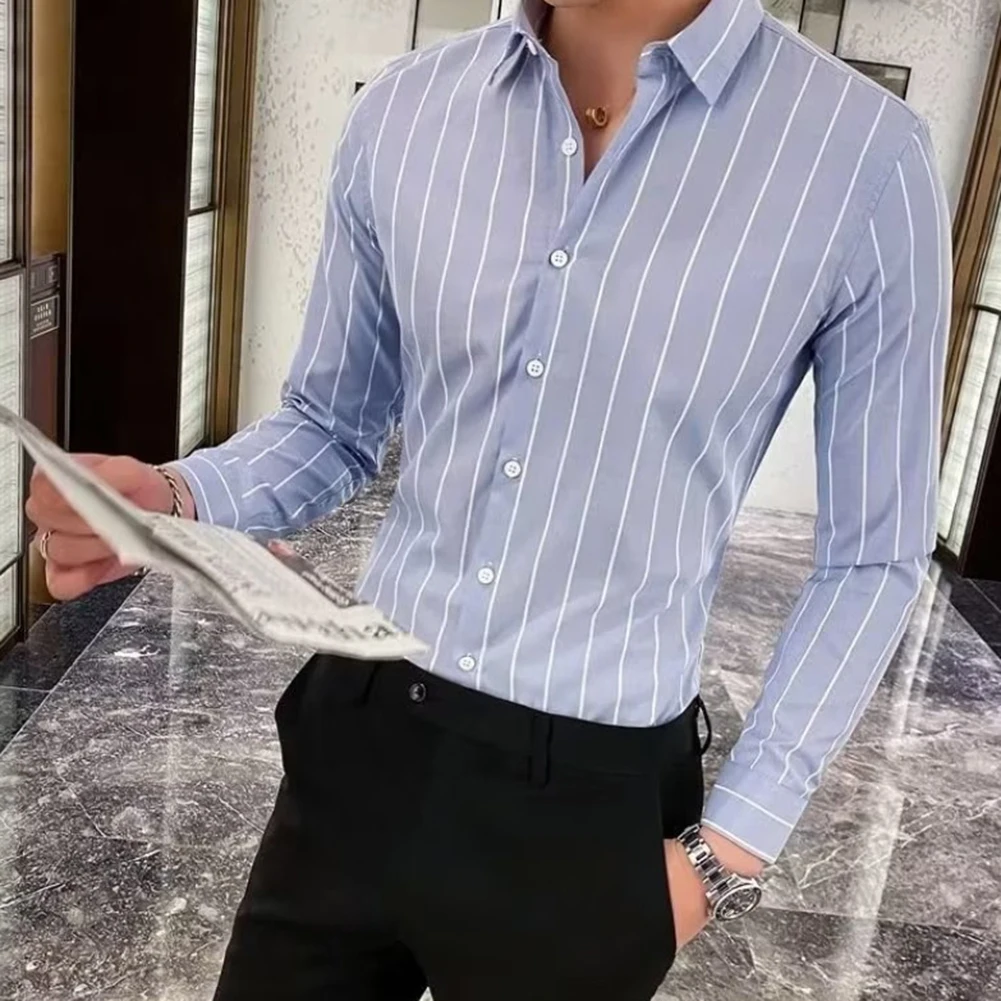 Fashion Business Casual Top Men Business Casual Shirt Men Long Sleeve Shirt White Casual Shirt Black Slim Fit Top
Fashion Business Casual Top Men Business Casual Shirt Men Long Sleeve Shirt White Casual Shirt Black Slim Fit Top
