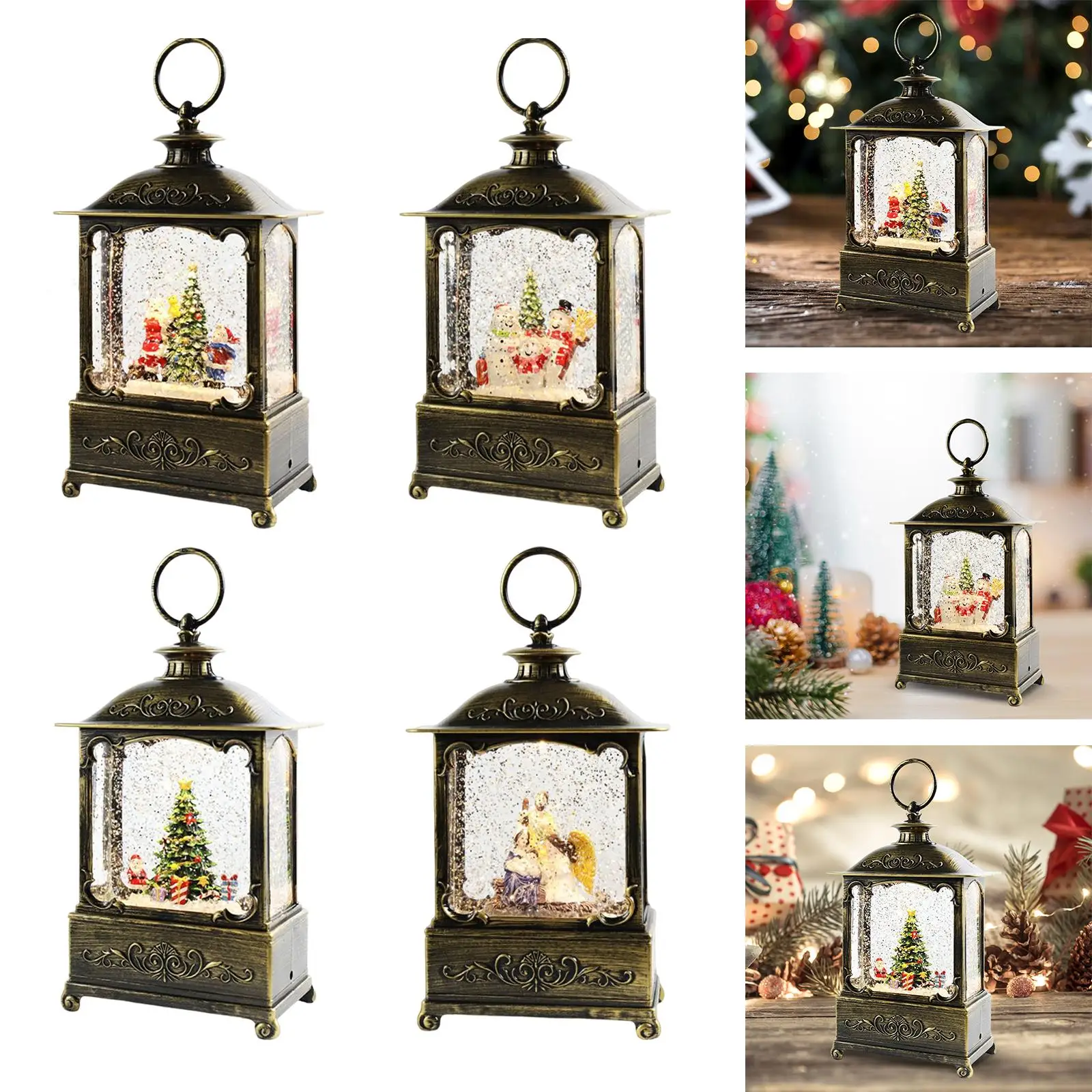 Портативный рождественский музыкальный фонарь с вращающейся батарейкой для орнамента
Портативный рождественский музыкальный фонарь с вращающейся батарейкой для орнамента