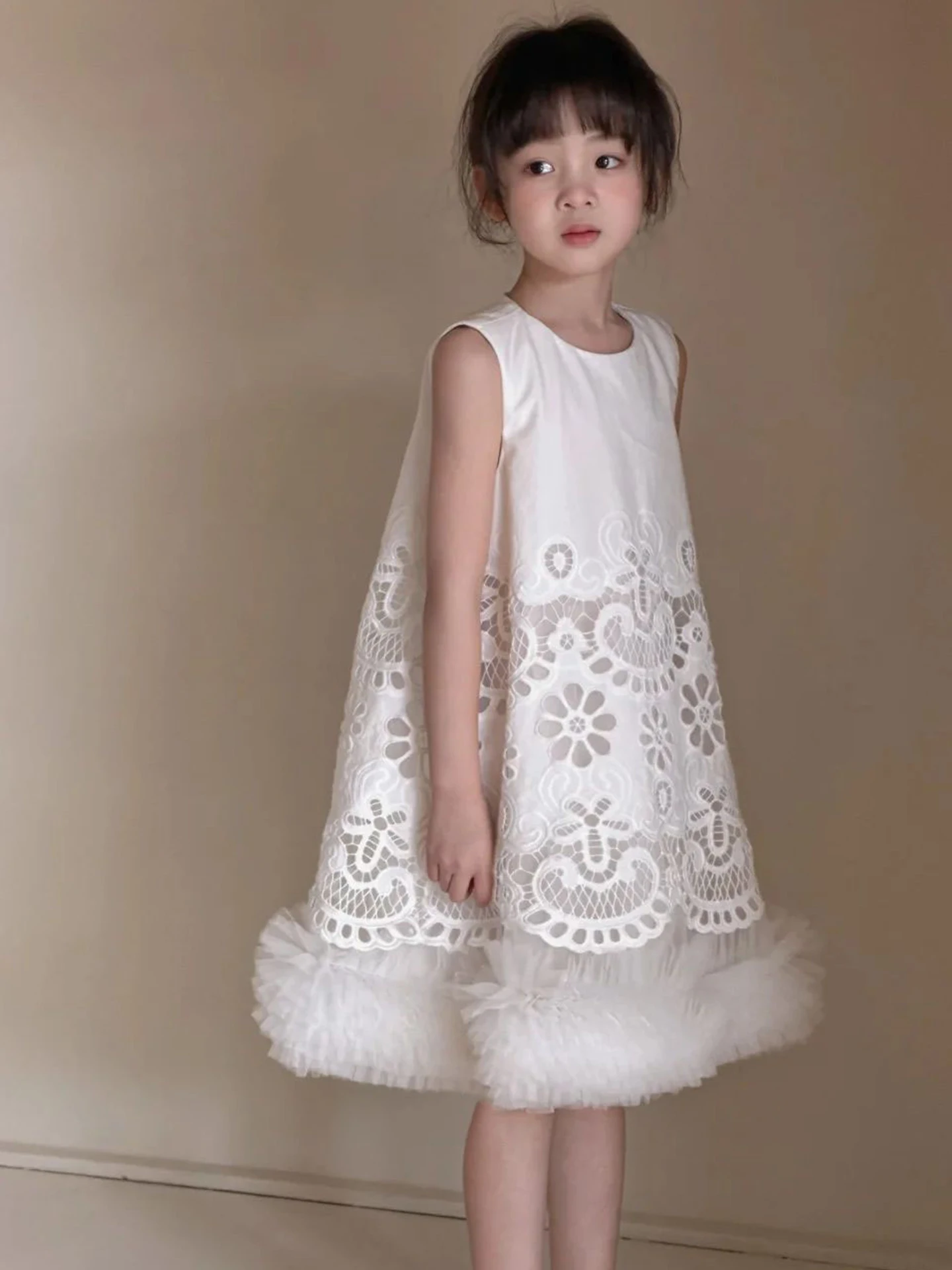 Princess Dress Children's Summer Fashion Vest Dress Beautiful Girl's Clothing Casual Low Waist mid Length a Line Skirt
Princess Dress Children's Summer Fashion Vest Dress Beautiful Girl's Clothing Casual Low Waist mid Length a Line Skirt