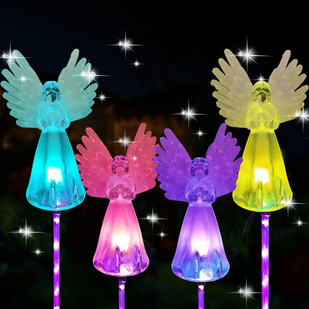 1PC Solar Angel Lights Outdoor Decor,Solar Powered Color Changing Angel Easter Stakes Decorative Memorial Lights
1PC Solar Angel Lights Outdoor Decor,Solar Powered Color Changing Angel Easter Stakes Decorative Memorial Lights