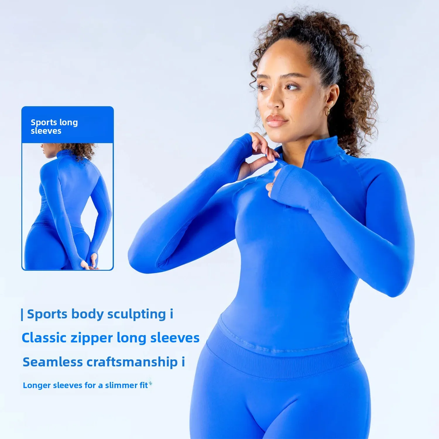 Long Sleeve Half Zippy Sports Top Jacket Women Impact Yoga Clothing Seamless Sports Shirts Gym Fitness Workout Pilates Clothes
Long Sleeve Half Zippy Sports Top Jacket Women Impact Yoga Clothing Seamless Sports Shirts Gym Fitness Workout Pilates Clothes
