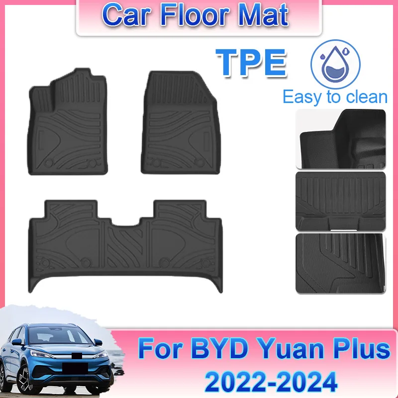 TPE For BYD ATTO3 Yuan Plus 2022-2024 LHD RHD Car Floor Mat Interior Duty Waterproof Non-slip Trunk Rugs Carpets Protector Foot
TPE For BYD ATTO3 Yuan Plus 2022-2024 LHD RHD Car Floor Mat Interior Duty Waterproof Non-slip Trunk Rugs Carpets Protector Foot