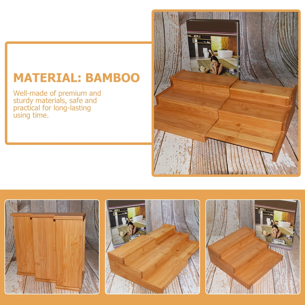 Bamboo Spice Rack 3-Tier Small Expandable Kitchen Organizer Countertop Cabinet Shelf Storage Telescopic Household
Bamboo Spice Rack 3-Tier Small Expandable Kitchen Organizer Countertop Cabinet Shelf Storage Telescopic Household