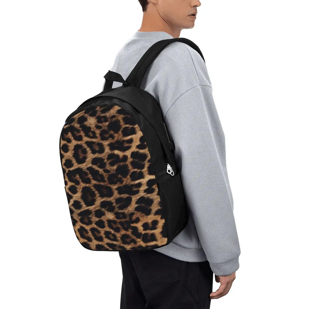 Leopard Print Backpack Travel Notebook Bag Computer College Student School Bag Laptop Shoulder Bags for Men Women
Leopard Print Backpack Travel Notebook Bag Computer College Student School Bag Laptop Shoulder Bags for Men Women