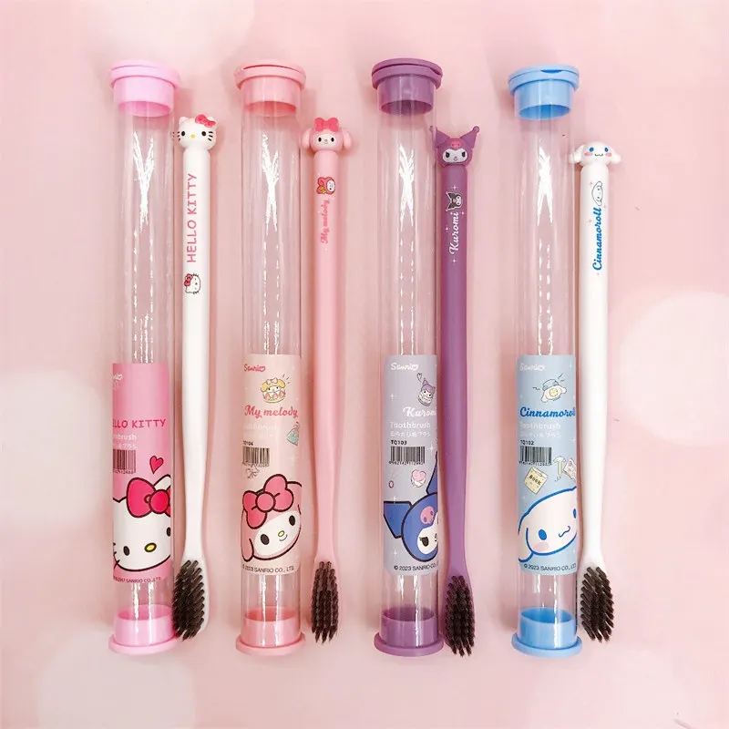 1/4pcs Hello Kitty Toothbrush Anime My Melody Kuromi Cinnamoroll Cartoon Student Adult Household Toothbrush Cleaning Gifts
1/4pcs Hello Kitty Toothbrush Anime My Melody Kuromi Cinnamoroll Cartoon Student Adult Household Toothbrush Cleaning Gifts