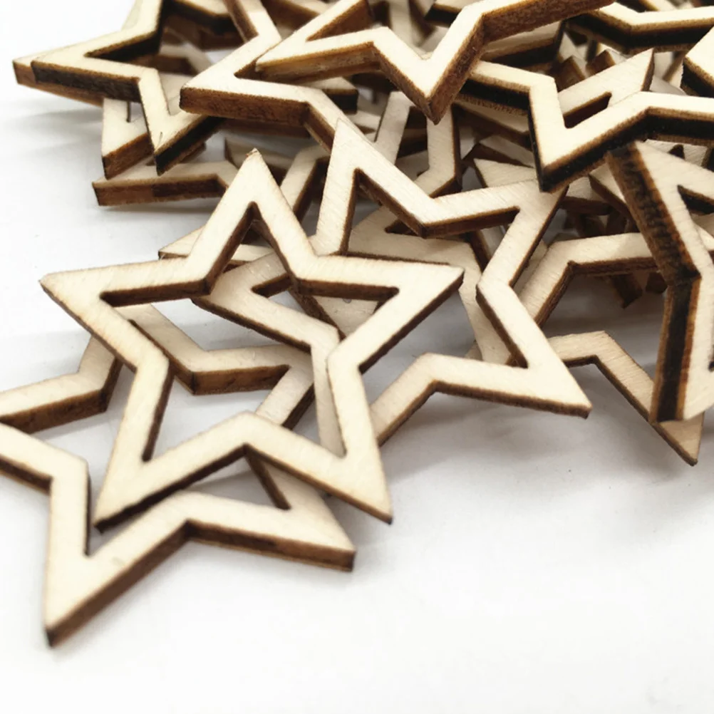 100pcs Wooden Star Slices Unfinished Diy Craft Wood Pieces For Decor Blank Chips Art Supplies Handicraft Material Decoration
100pcs Wooden Star Slices Unfinished Diy Craft Wood Pieces For Decor Blank Chips Art Supplies Handicraft Material Decoration
