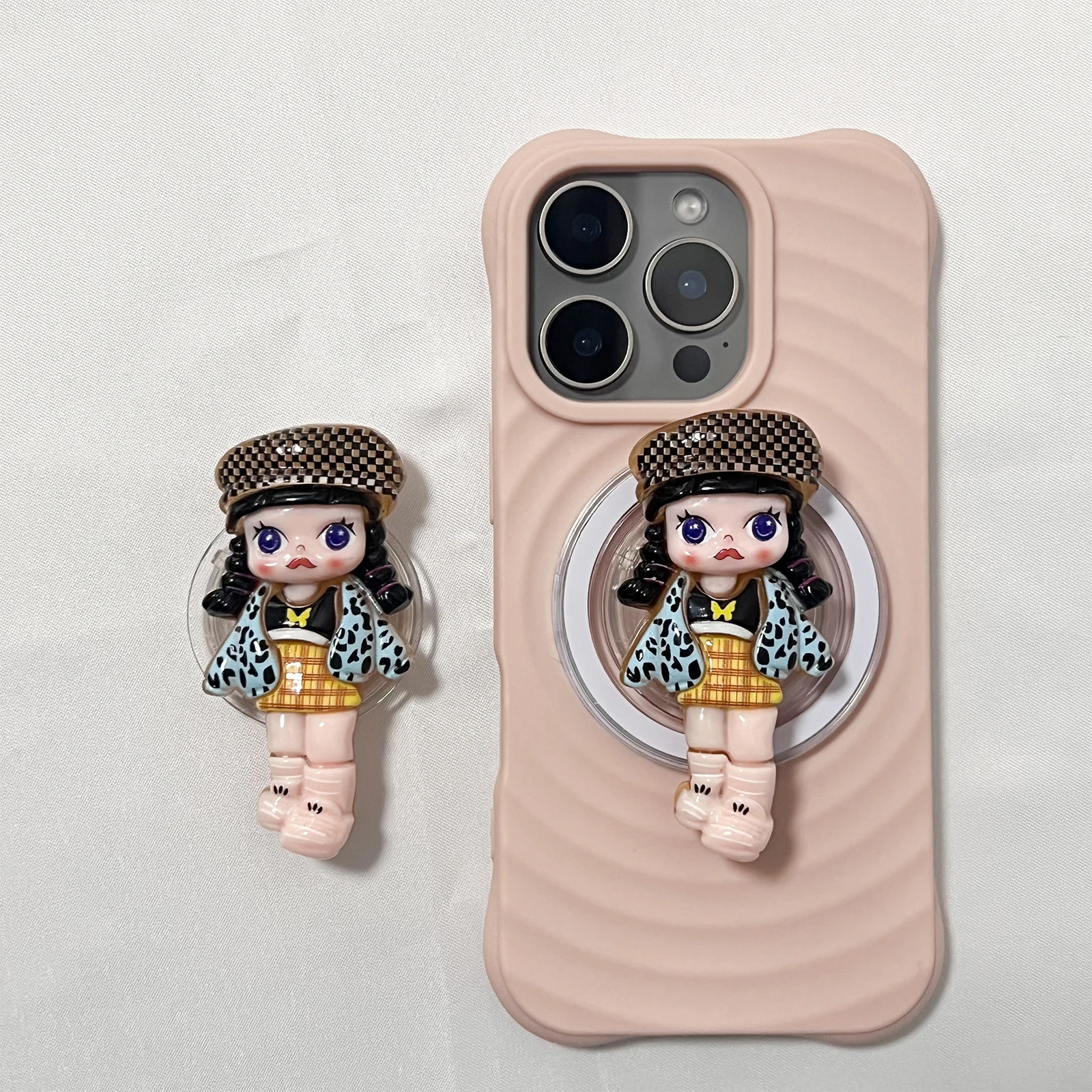 Cute 3D Brown Hat Girl Doll Phone Holder Griptok Support For iPhone 17 Pro Max 16 Pro Max Grip Tok Socket Bracket Girl Gift
Cute 3D Brown Hat Girl Doll Phone Holder Griptok Support For iPhone 17 Pro Max 16 Pro Max Grip Tok Socket Bracket Girl Gift