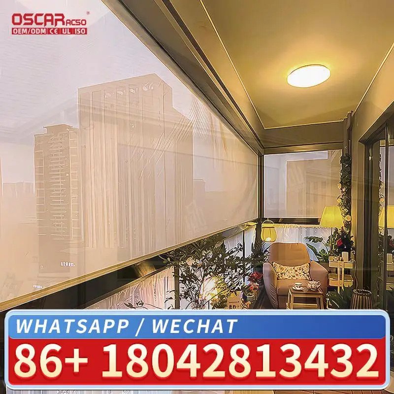 Outdoor PVC Roller Blinds Clear Weather Proof Vertical Opening Windproof Plastic Frame for Glasshouse Rolling Blind
Outdoor PVC Roller Blinds Clear Weather Proof Vertical Opening Windproof Plastic Frame for Glasshouse Rolling Blind