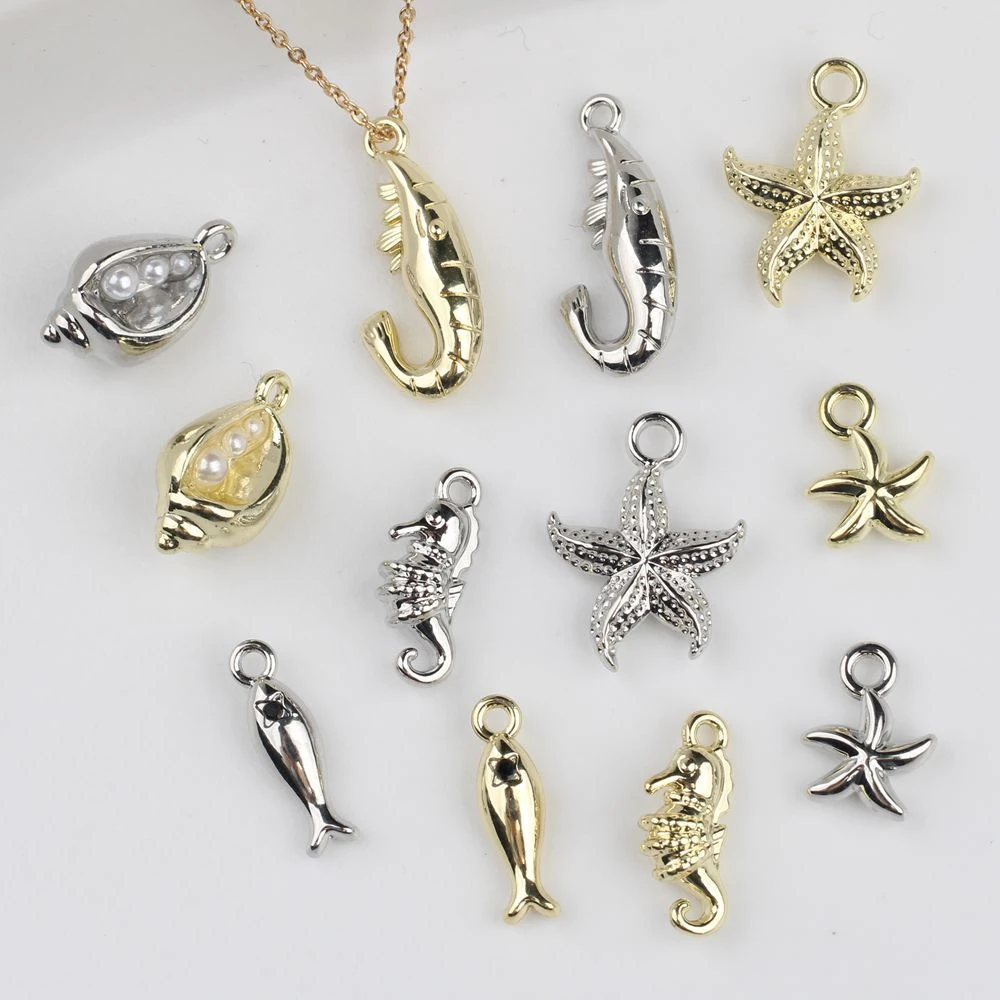 10 шт., простые морские животные, морская звезда, креветки, рыбы, подвески, аксессуары для изготовления ювелирных изделий, ожерелье ручной работы, браслет, серьги, ремесло
10 шт., простые морские животные, морская звезда, креветки, рыбы, подвески, аксессуары для изготовления ювелирных изделий, ожерелье ручной работы, браслет, серьги, ремесло