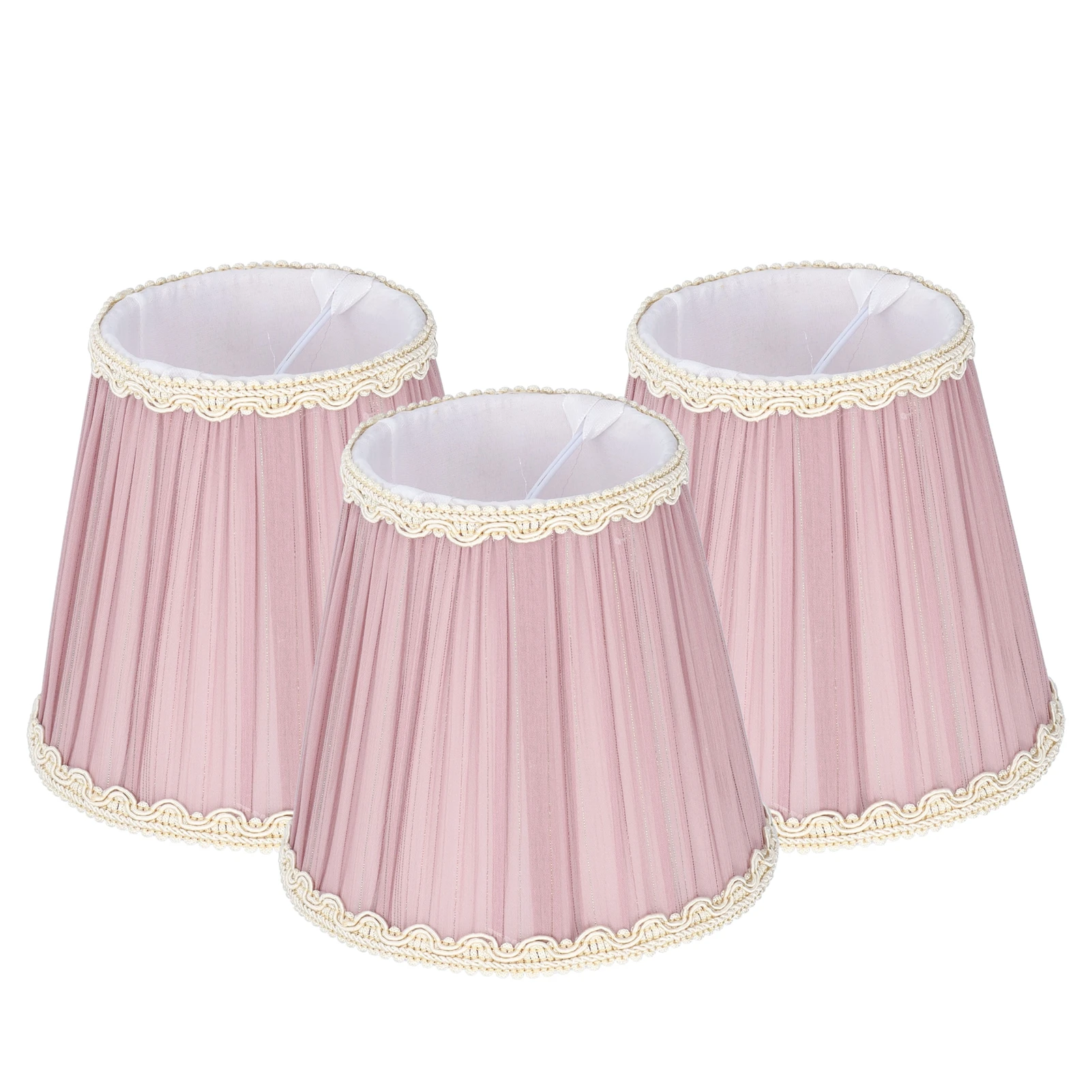 3Pcs E14 Clip On Cloth Lampshade Candle Chandelier Wall Table Light Shade Fabric Lamp Cover Home Bedroom Indoor Decorative
3Pcs E14 Clip On Cloth Lampshade Candle Chandelier Wall Table Light Shade Fabric Lamp Cover Home Bedroom Indoor Decorative